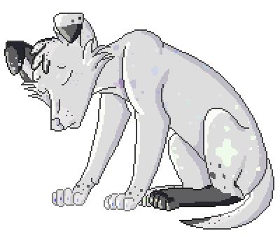 Sad Dalmatian fullbody pixel (2024)
