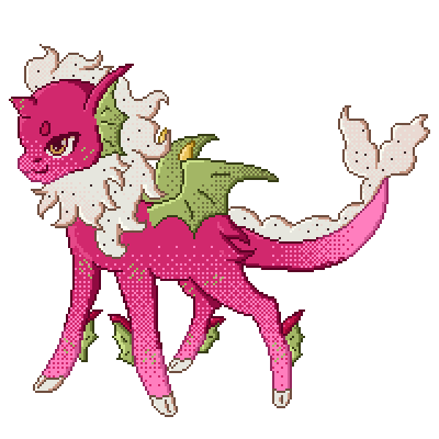 Dragonfruit Dragon Fullbody pixel (2025)