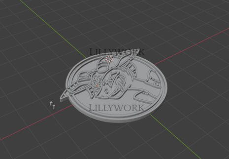Pin 'Fenris' 3d model in viewport (2024)